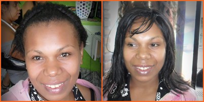 Entrelaçamento cabeça toda